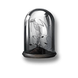 幼いドラゴンの骨格標本